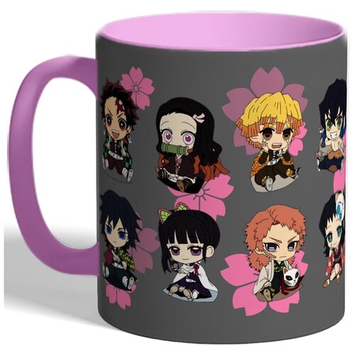 фото Кружка аниме, кадры из kimetsu no yaiba babies drabs