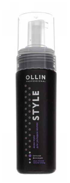 Ollin Professional Аквамусс для укладки сильной фиксации Aqua Mousse Strong 150 мл (Ollin Professional, ) - фото №8