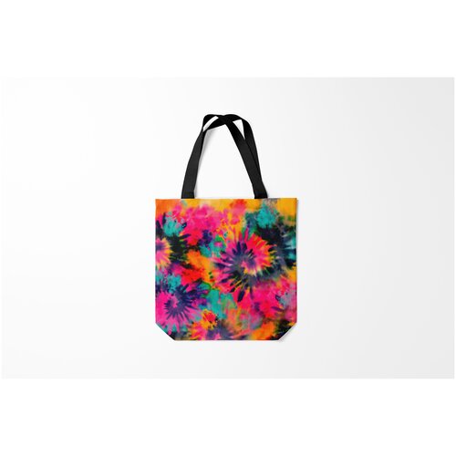 фото Сумка-шоппер / 40х40 см / популярные иллюстрации / хиппи burnettie