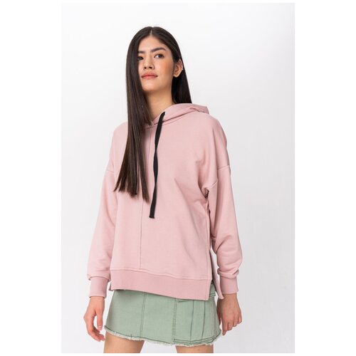 фото Худи с разрезами по бокам el_w90802 розовый 46-48 elardis