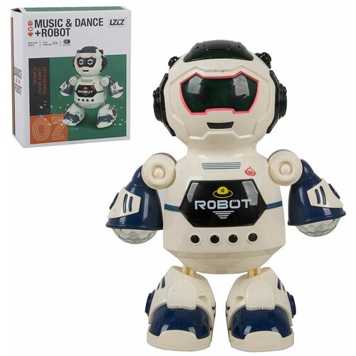 фото Робот 21см на батарейках, танцует, подсветка tong de