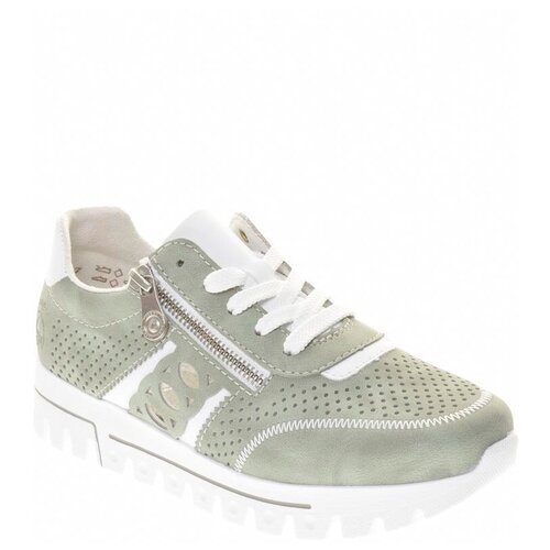 фото Кроссовки rieker женские летние, размер 41, цвет зеленый, артикул l2807-52
