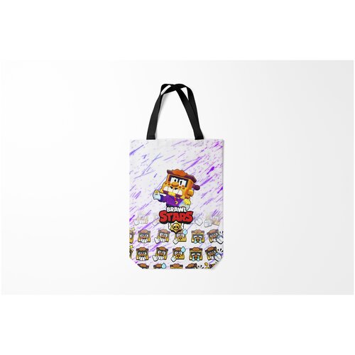 фото Сумка-шоппер / 31х42 см / геймерам / brawl stars грифф griff paint burnettie