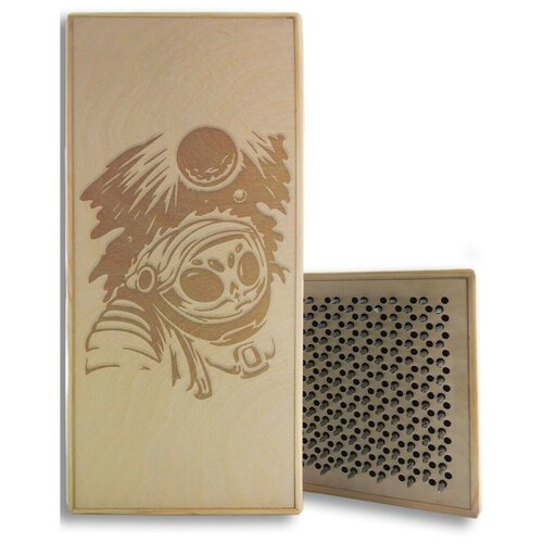 фото Доска садху с динамическими гвоздями, космос - 234 шаг 10мм светлая goodwood