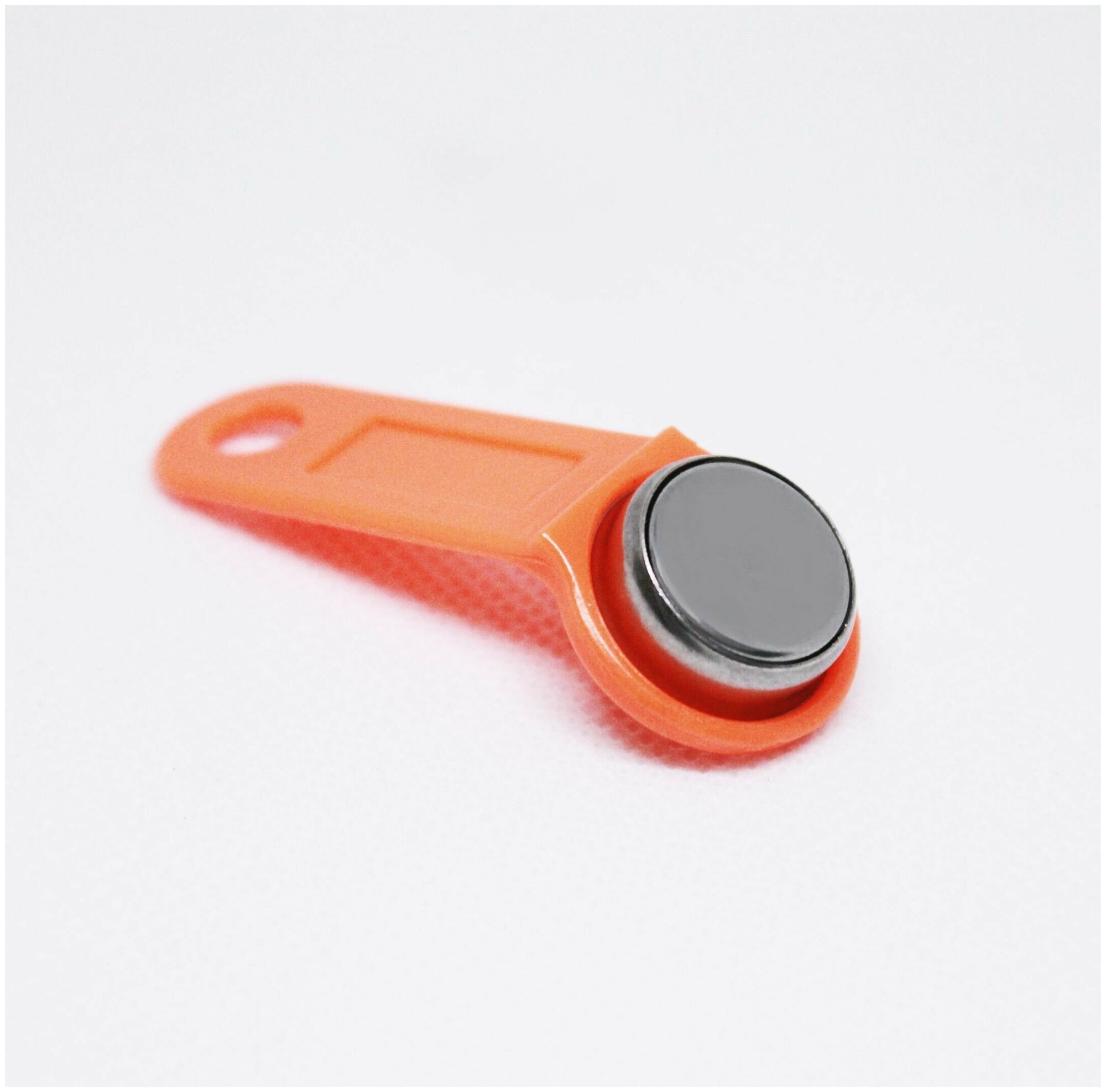 Электронный ключ для домофона RW1990 перезаписываемый ( оранжевый 100 шт ) заготовка таблетка Touch Memory для создания копий контактных ключей TM
