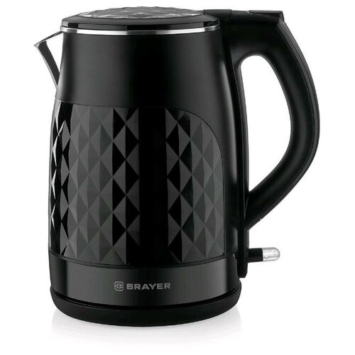 Чайник электрический BRAYER BR1043BK металл 15 л 2200 Вт автоотключение чёрный 312800₽