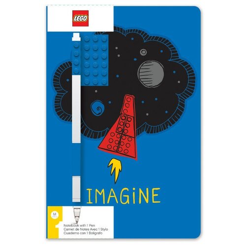 Книга для записей с гелевой ручкой LEGO Classic 52523 Imagine