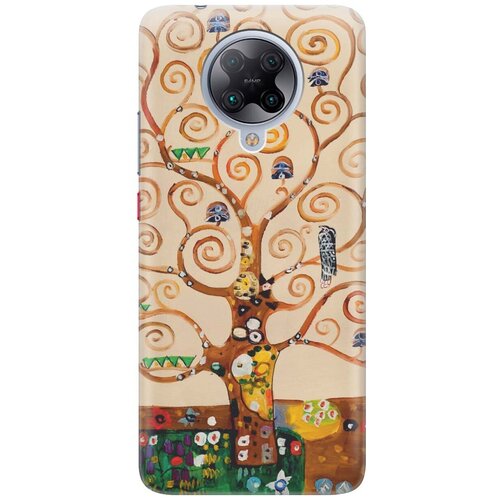 фото Ультратонкий силиконовый чехол-накладка для xiaomi redmi k30 pro / poco f2 pro с принтом "климт" gosso