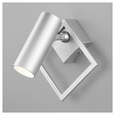 Настенный светодиодный светильник 20091/1 LED серебро - фотография № 1