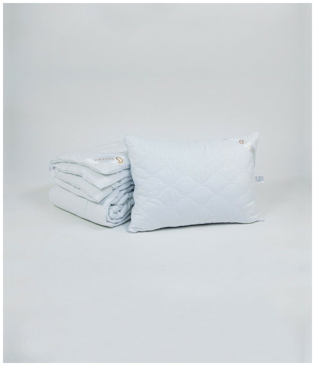 Одеяло SELENA оригами 1.5 спальный, 140x205, Всесезонное, Лебяжий пух - фотография № 3
