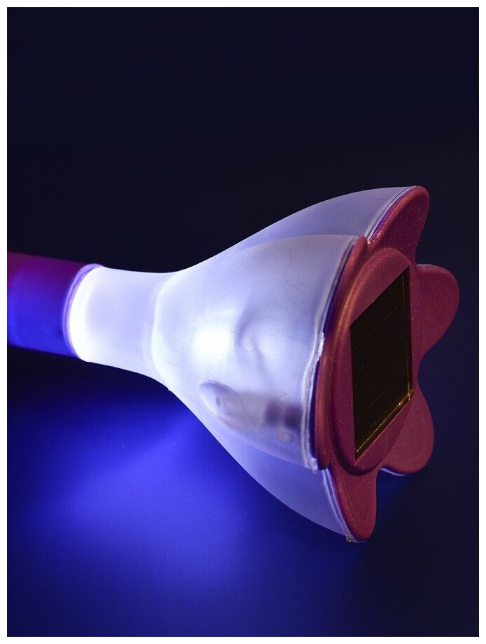 Uniel светильник на солн. батарее 1LED h=30,5см пластик/фиолетовый USL-C-417/PT305 Purple crocus, в пакете (арт. 498918)