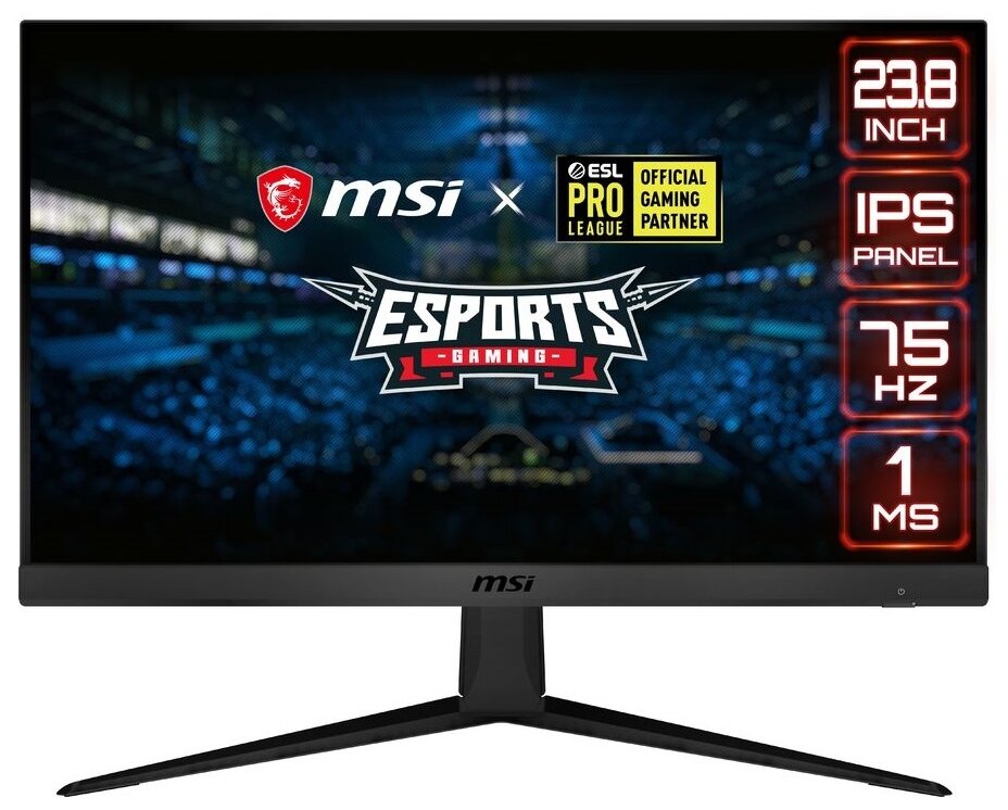 Игровой монитор MSI Optix G241V E2 23.8" black (9S6-3BA71T-022)