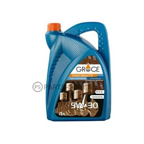 GRACE 4603728811949 Масло дизельное Smart Diesel FS 5W30 синт.4л GRACE