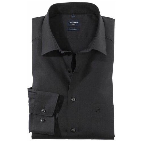 Рубашка OLYMP, размер 44, черный