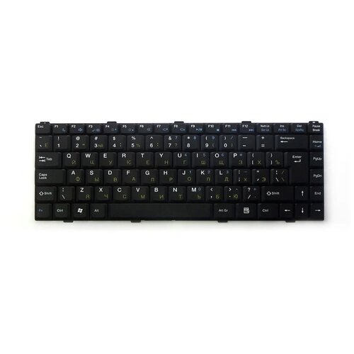 Клавиатура для ноутбука Dell Inspiron 1425 1427 Series Г-образный Enter Черная без рамки PN 04GNI51KUS20 750₽