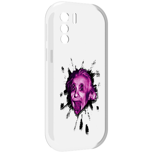 Чехол MyPads Эйнштейн для UleFone Note 13P задняя-панель-накладка-бампер