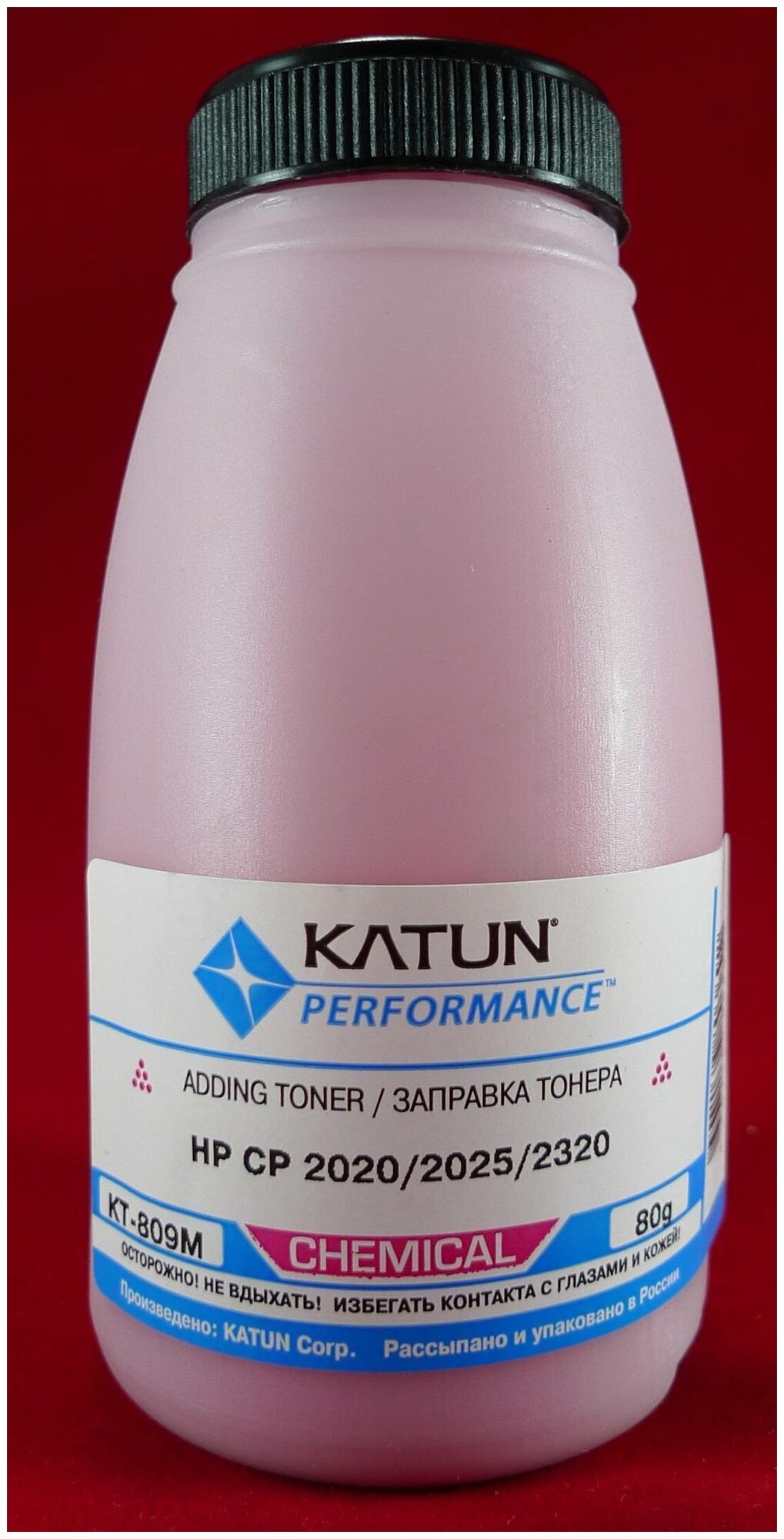 Katun KT-809M тонер (HP 304A) пурпурный 80 гр (совместимый)