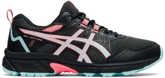 Беговые Кроссовки Детские Asics Gel-Venture 8 Gs Black/Clear Blue (Us:2,5)