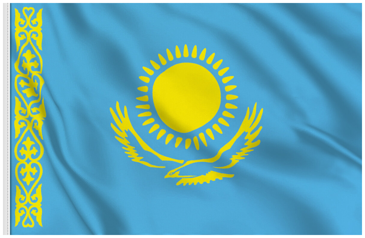 Флаг Казахстана / 145 см х 90 см