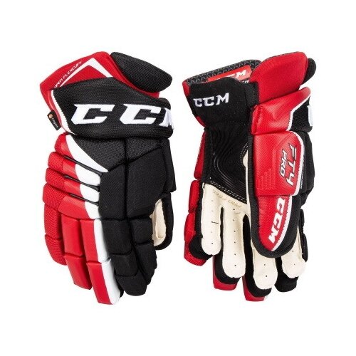 фото Перчатки ccm jetspeed ft4 pro gloves (12 дюйм.), черный/красный/белый