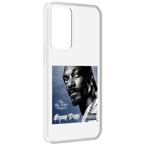 Чехол MyPads Snoop Dogg THA BLUE CARPET TREATMENT для OPPO Reno 8 Lite задняя-панель-накладка-бампер