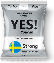 Спиртовые турбо дрожжи YES! Strong 145гр