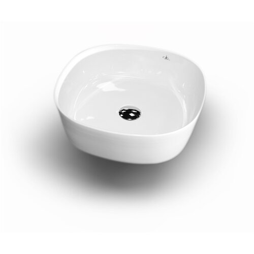 Раковина на столешницу Nilo2114, размер 440x440x140 мм. Материал фарфор, цвет белый, антигрязевое покрытие.