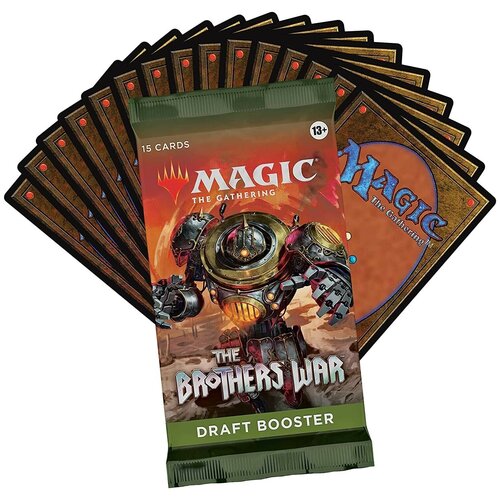 Настольная игра Wizards of the Coast The Brothers' War Драфт-бустер настольная игра wizards of the coast mtg анг streets of new capenna драфт бустер