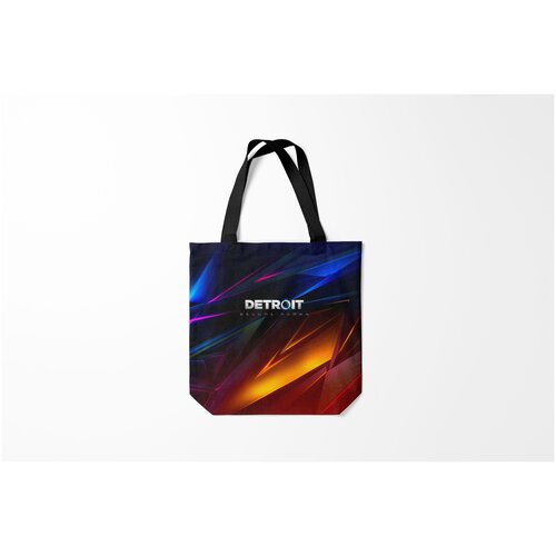 фото Сумка-шоппер / 40х40 см / геймерам / detroit become human burnettie