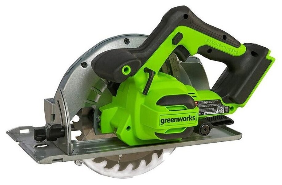 Аккумуляторная дисковая пила Greenworks GD24CS 1500907 24 В