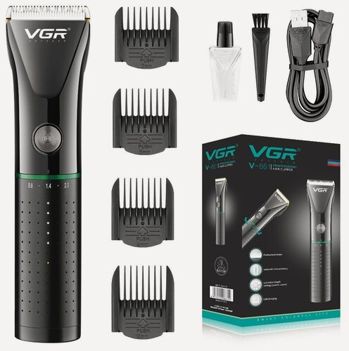 Изображение товара Профессиональная машинка для стрижки волос VGR V-661