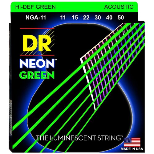 Струны для акустической гитары DR String NGA-11