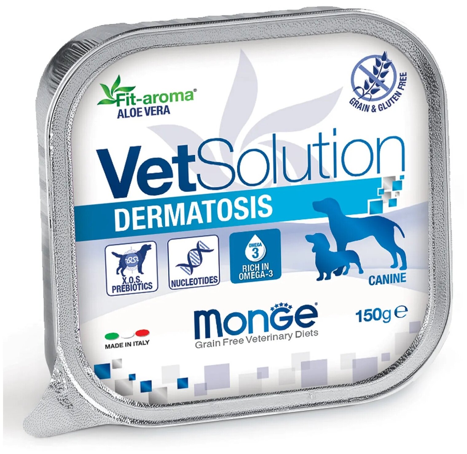 Monge VetSolution Dog Dermatosis влажная диета для собак Дерматозис 150 г х 24шт.