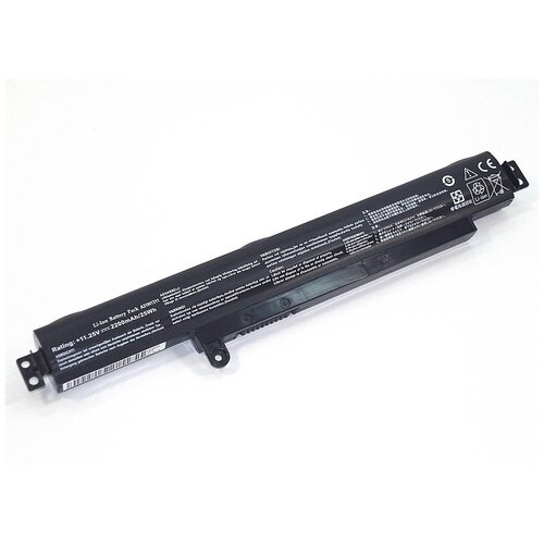 Аккумуляторная батарея для ноутбука Asus X102BA 11.25V 2600mAh OEM черная аккумуляторная батарея amperin для ноутбука asus y482cp 2200mah