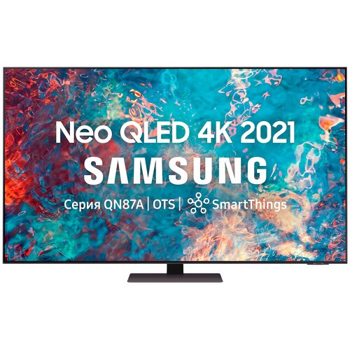 65 Телевизор Samsung QE65QN87AAU 2021 IPS, черный