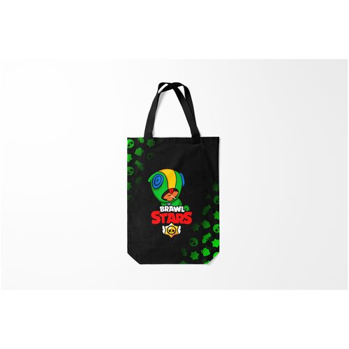 фото Сумка-шоппер / 31х42 см / геймерам / brawl stars leon burnettie