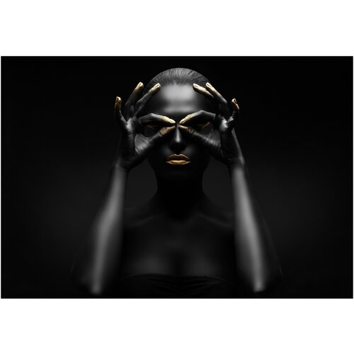 Интерьерная картина-обогреватель WarmART Взгляд сквозь руки 60х100 см 600000₽