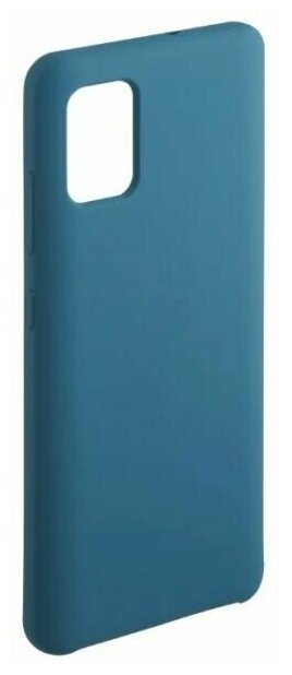 Накладка силикон Deppa Liquid Silicone для Samsung Galaxy A31 A315 Синяя арт.87676