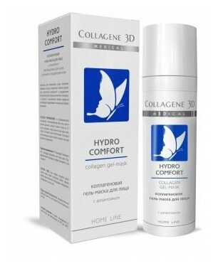 Hydro Comfort коллагеновая гель-маска с аллантоином, 30мл Medical Collagene 3D