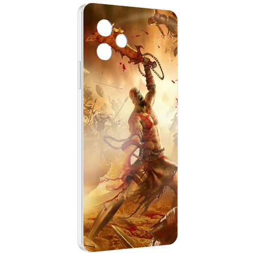 Чехол MyPads God Of War III для Huawei Nova Y61 / Huawei Enjoy 50z задняя-панель-накладка-бампер чехол mypads 50 cent best of для huawei nova y61 huawei enjoy 50z задняя панель накладка бампер