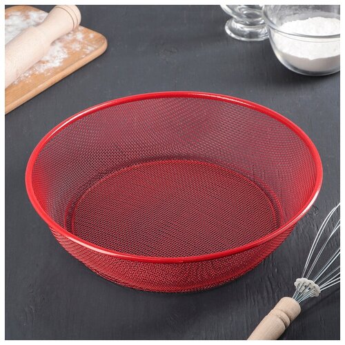 Сито-корзинка 2 в 1 d 28 см цвет микс 398₽