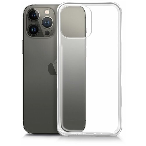 фото Прозрачный cиликоновый чехол-накладка для iphone 13 glass king