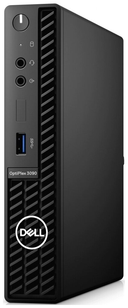 Настольный компьютер Dell OptiPlex 3090 Micro (3090-9332) Micro-Tower, Intel Core i5 10500T, 8ГБ, 256 ГБ SSD, Intel UHD Graphics 630, Windows 10 Pro