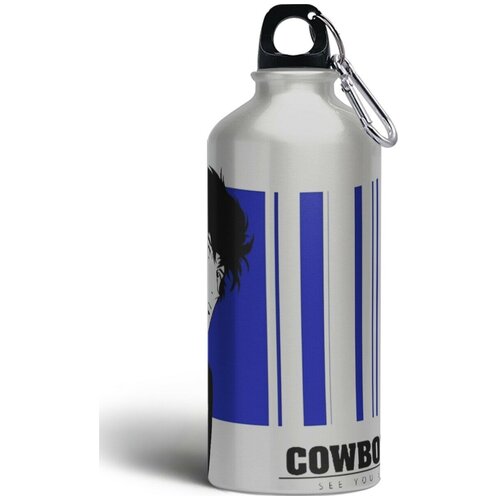 фото Бутылка спортивная/туристическая фляга аниме ковбой бибоп cowboy bebop - 6176 brutbottle