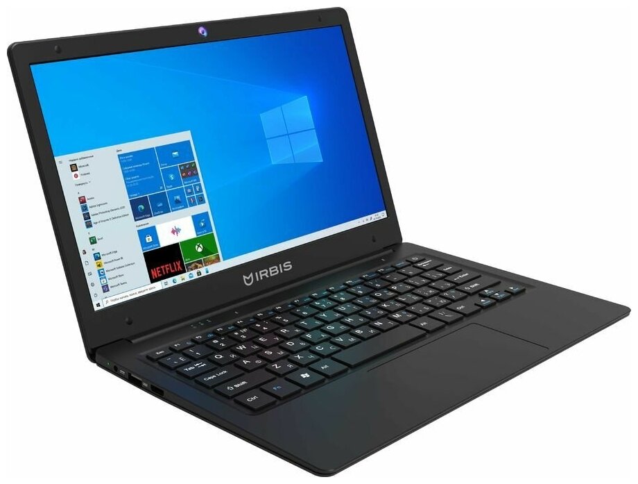 Ноутбук IRBIS NB NB104 116 IPS Intel Celeron N4020 11ГГц 4ГБ 64ГБ eMMC Intel HD Graphic