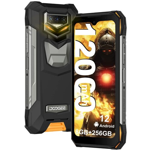 смартфон doogee s98 pro 8 256 гб dual nano sim черный Смартфон DOOGEE S89 Pro 8/256 ГБ Global, Dual nano SIM, вулканический оранжевый