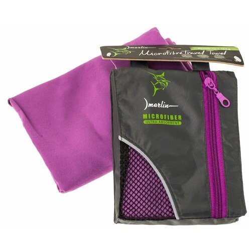 Полотенце MARLIN Microfiber Travel Towel Dark Purple 75х130 см