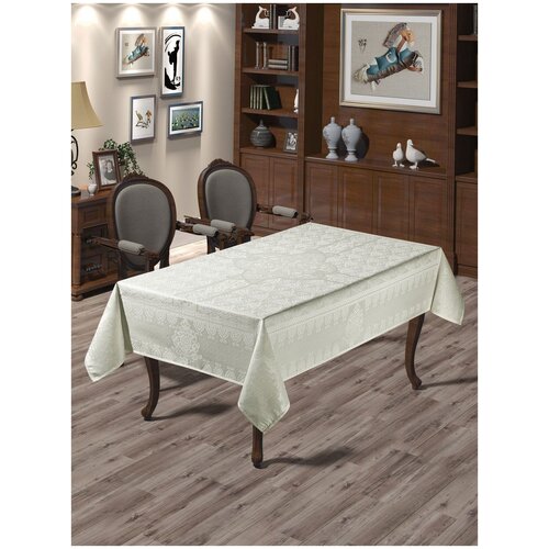 фото Do & co скатерть driscoll цвет: кремовый br23231 (160х220 см)