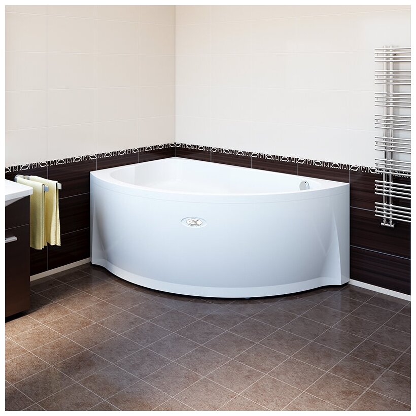 фото Radomir Ванна акриловая Radomir Vannesa 2-01-0-1-1-214 Модерна 160х100 см, левая, каркас, белая