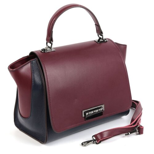 фото Женская кожаная сумка cidirro 73553 грин/ред (101962)